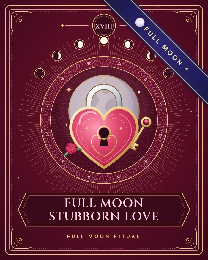 Full Moon Love Ritual for Stubborn Targets, ritual by Melanie