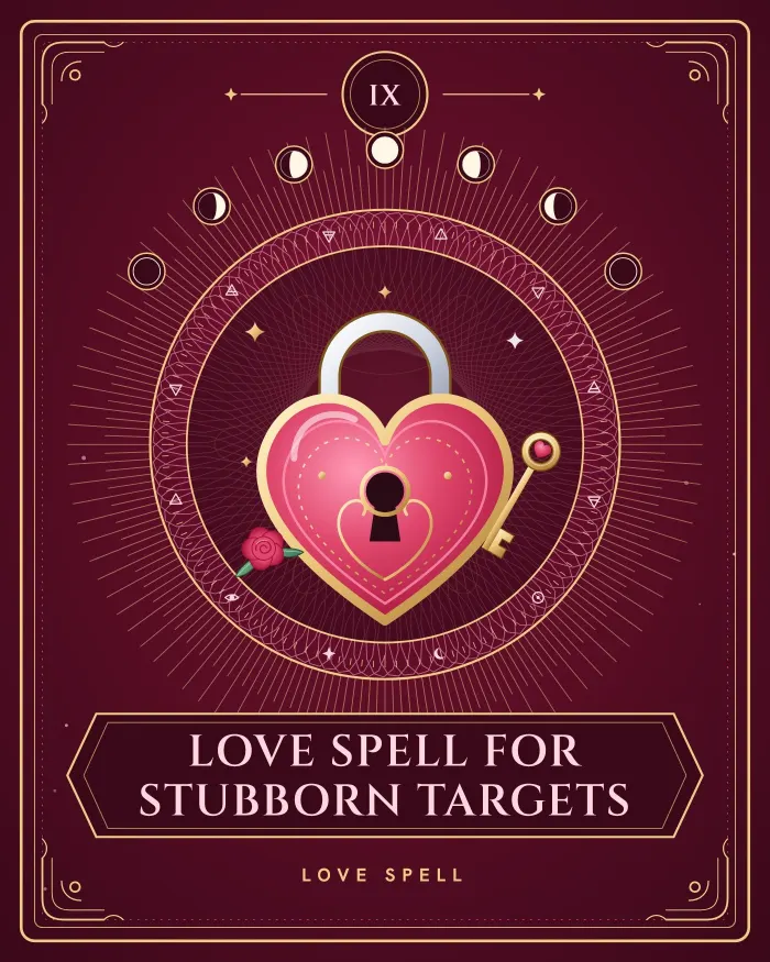 Love Spell for Stubborn Targets, ritual by Melanie
