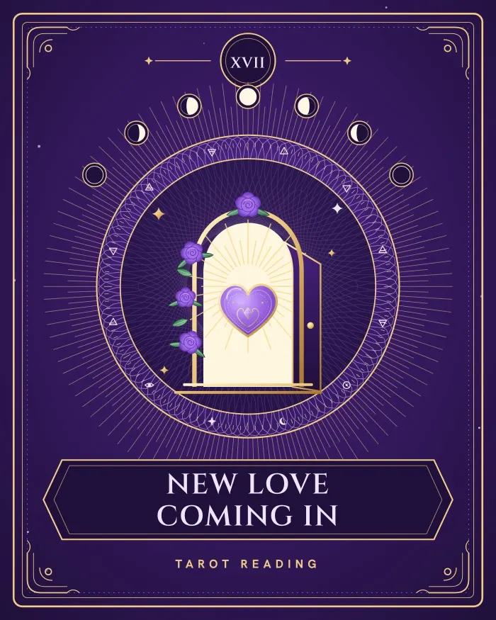 New Love Coming In Tarot Reading, tarot reading by Melanie