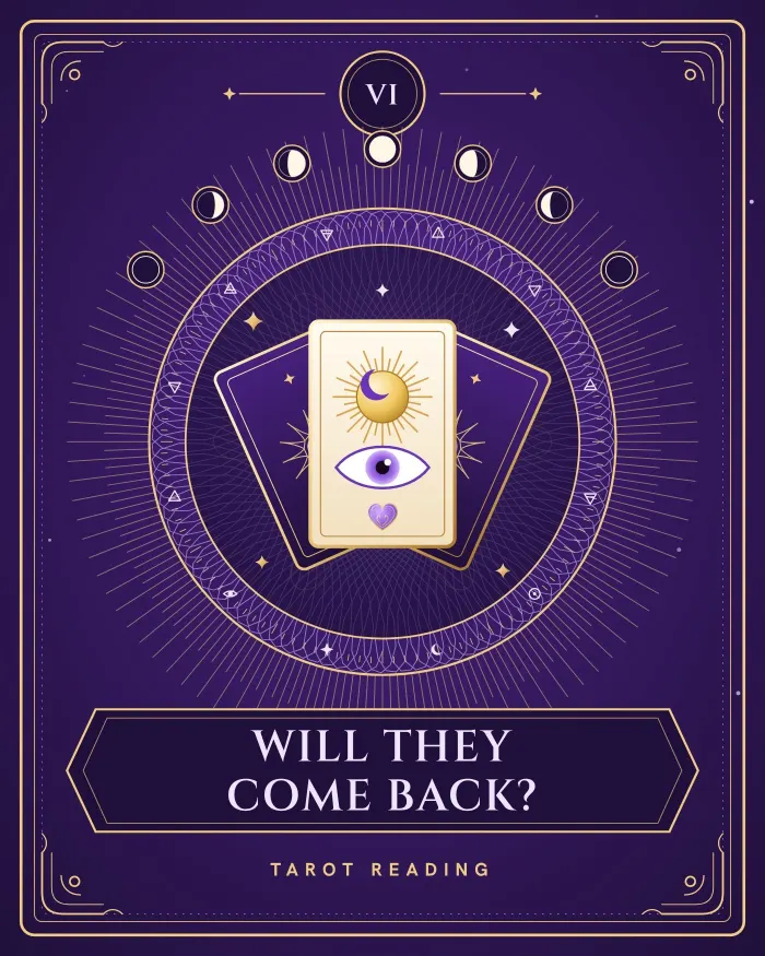 Will They Come Back? Love Tarot Reading, tarot reading by Melanie